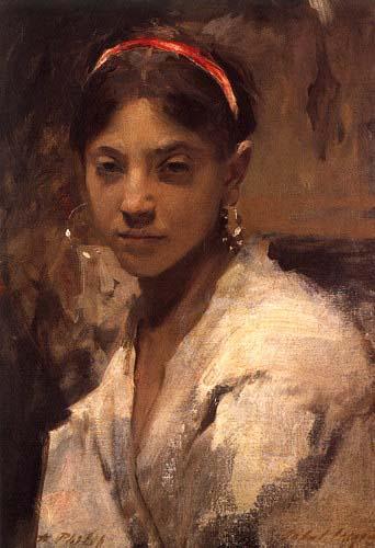 John Singer Sargent Head of a Capri Girl oil painting picture